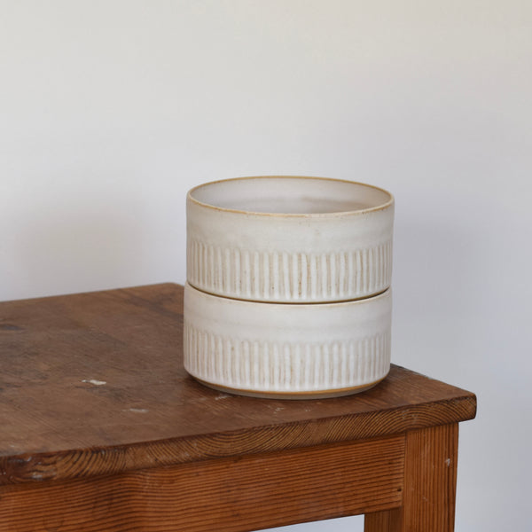 Second Nr. 47  - Set 2x Bowl Carved