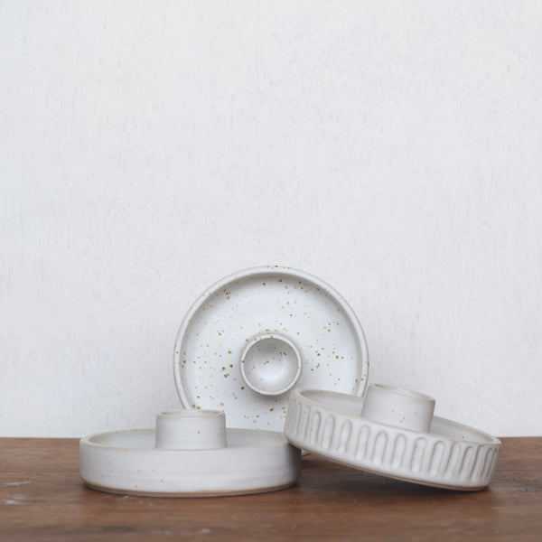 Candleholder - Carved