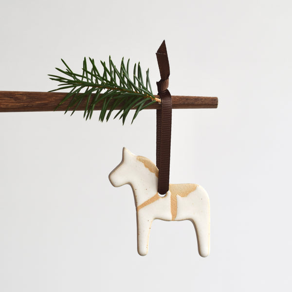 Christmas Ornament - Swedish Dala Horse