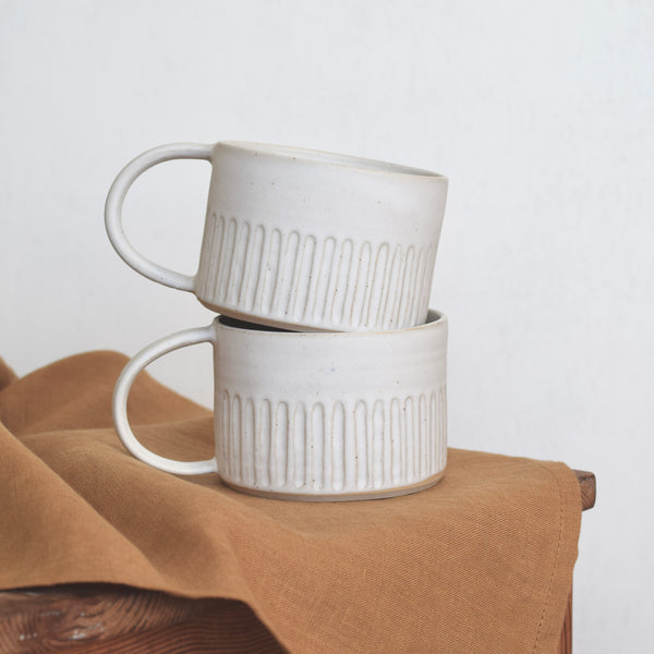 Mug - Carved