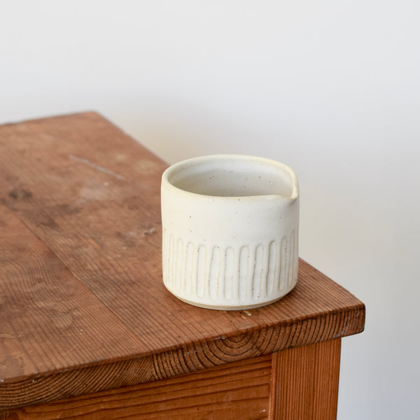 Small Milkjug - Carved