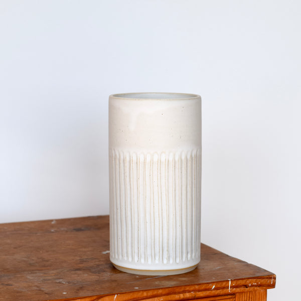 Flower Vase - Carved No. 1