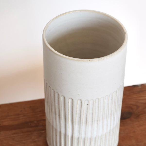 Flower Vase - Carved No. 2