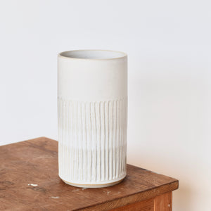 Flower Vase - Carved No. 2